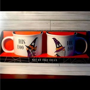 Halloween Gnomes mug set NWT